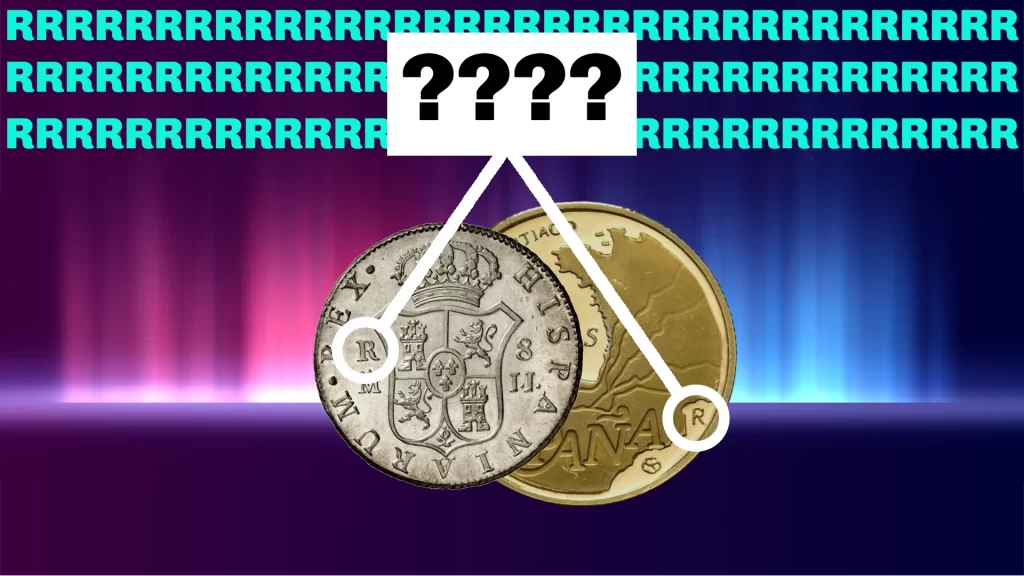 Significado de la letra R en una moneda